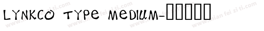 lynkco type medium字体转换